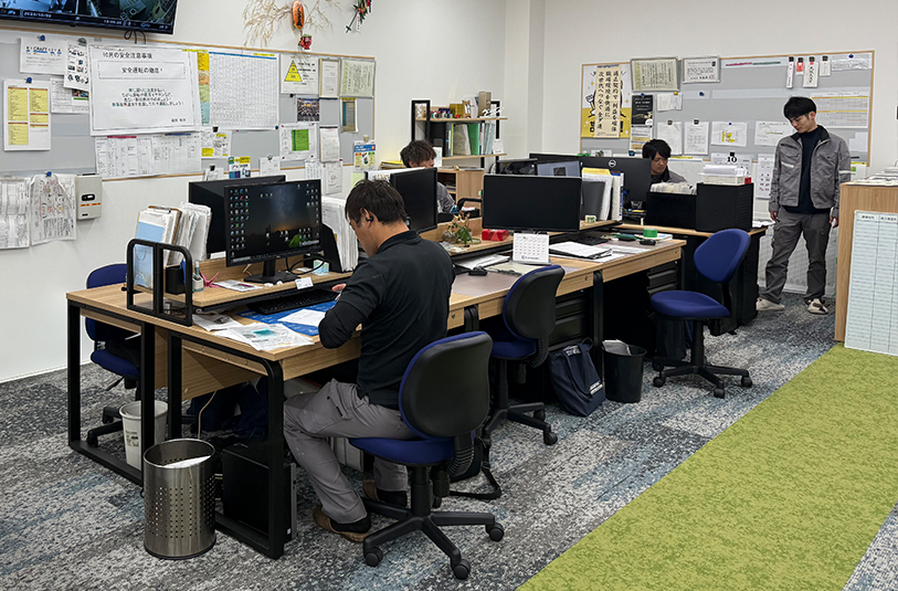 快適なオフィスで、働く人の力を最大限に